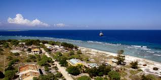 Vertreter der Marine besucht die Da Tay Insel in der Spratly-Inselgruppe